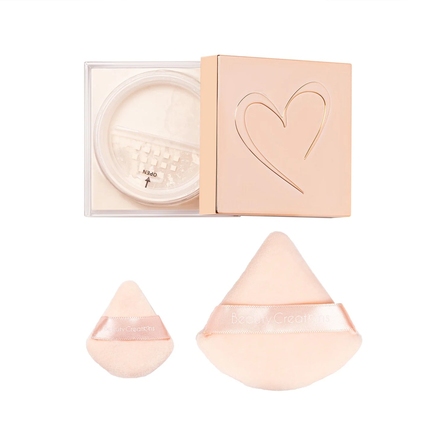BYE FILTER SETTING POWDER + PUFF SET BEAUTY CREATIONS