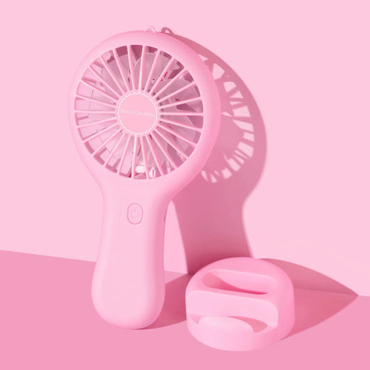 Feeling fresh Portable handheld fan PINK